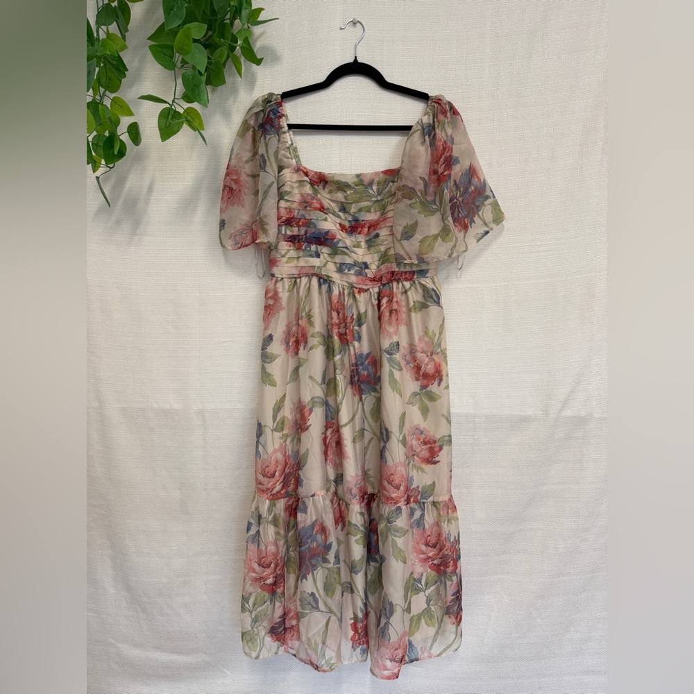 Multicoloured Floral Dress